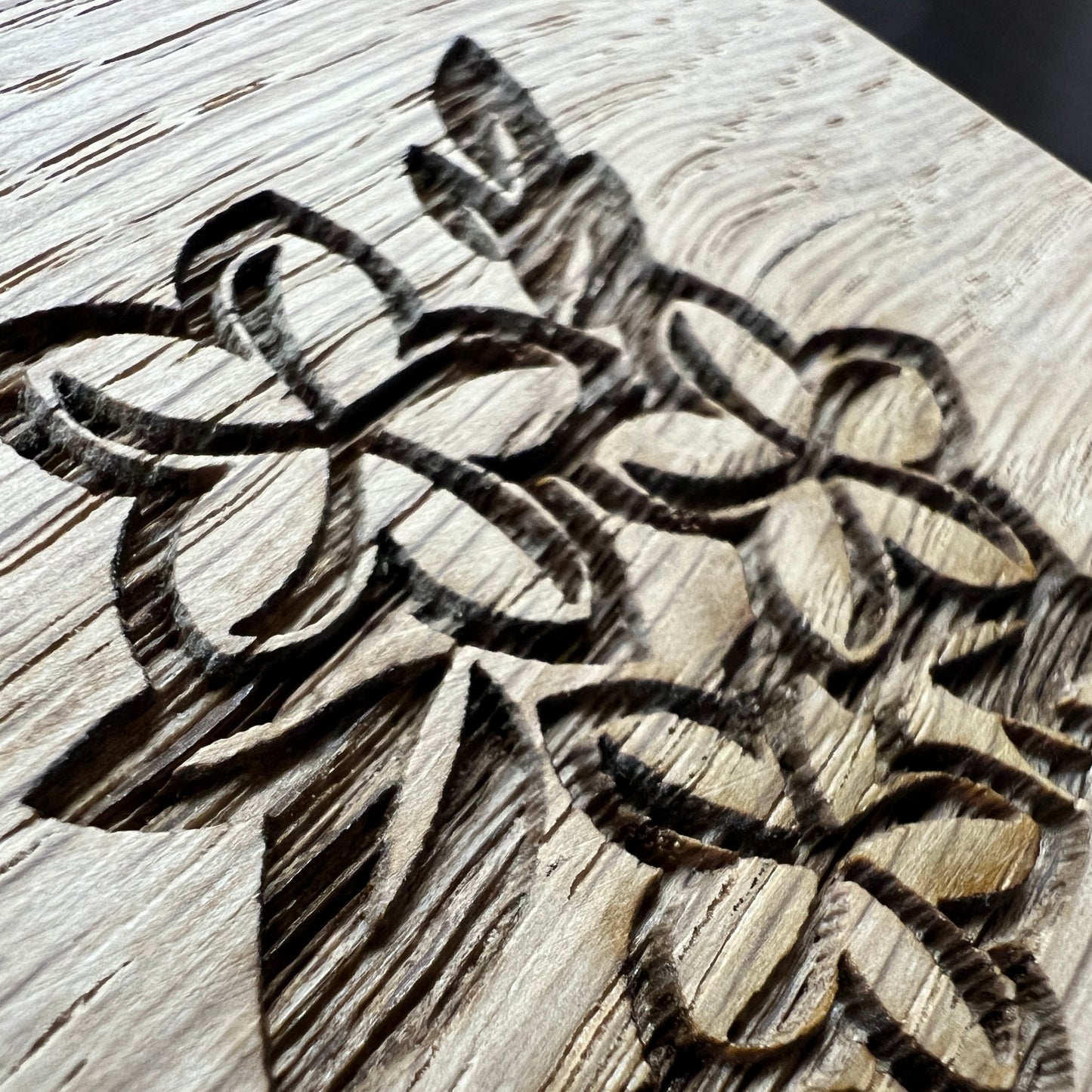 Solid Oak Plaque + Clipart