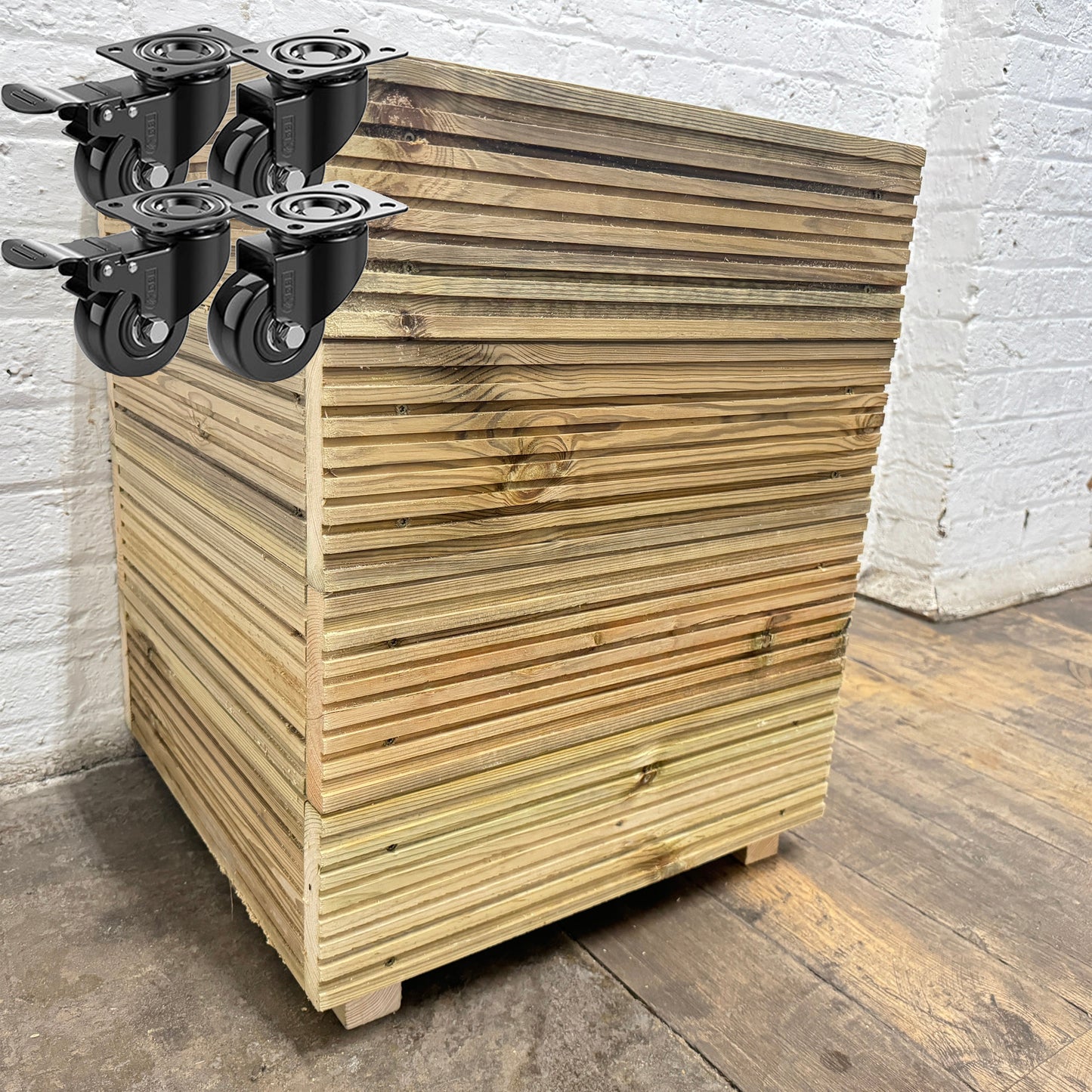 Large Square Tall Planter 50x50x63cm