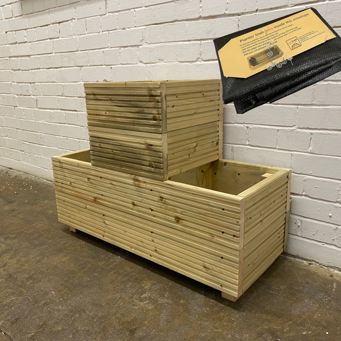 One Tiered Decking Planter