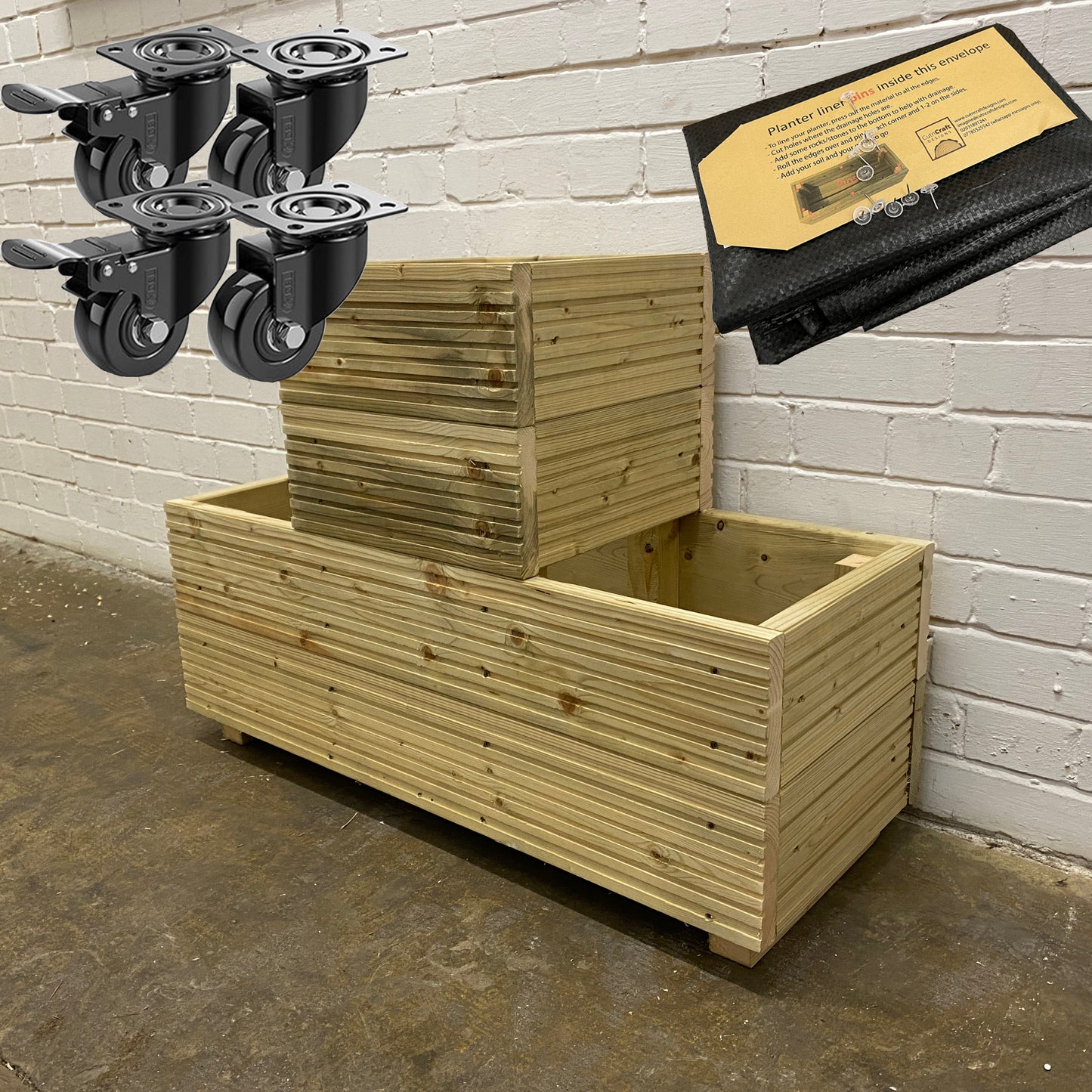 One Tiered Decking Planter