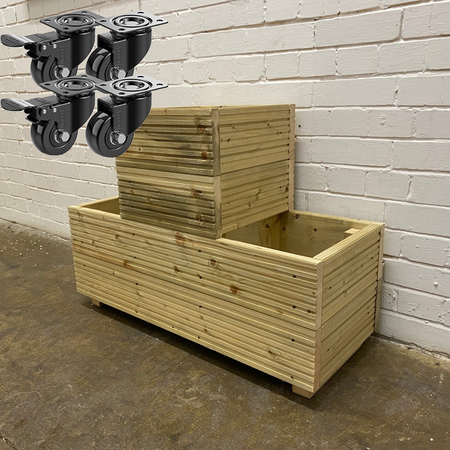 One Tiered Decking Planter