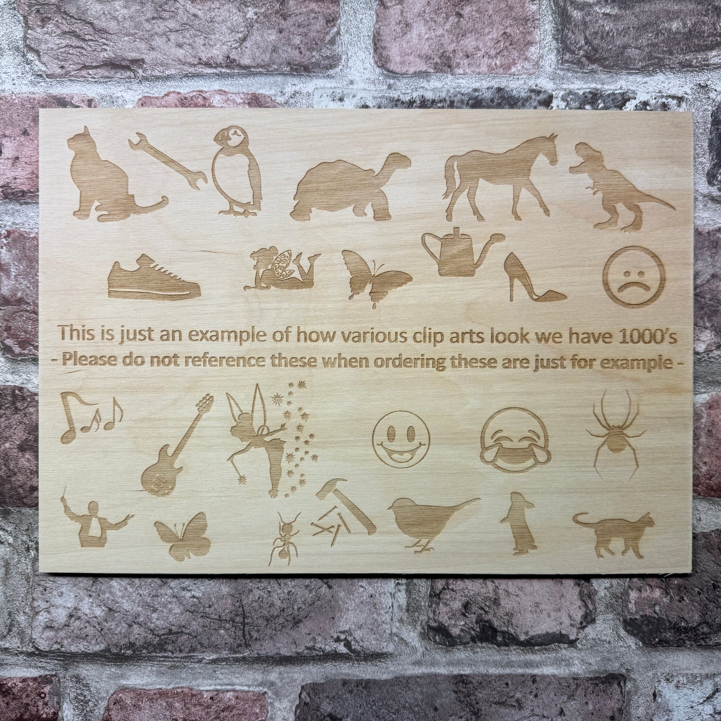 Double Sided Wooden Sign