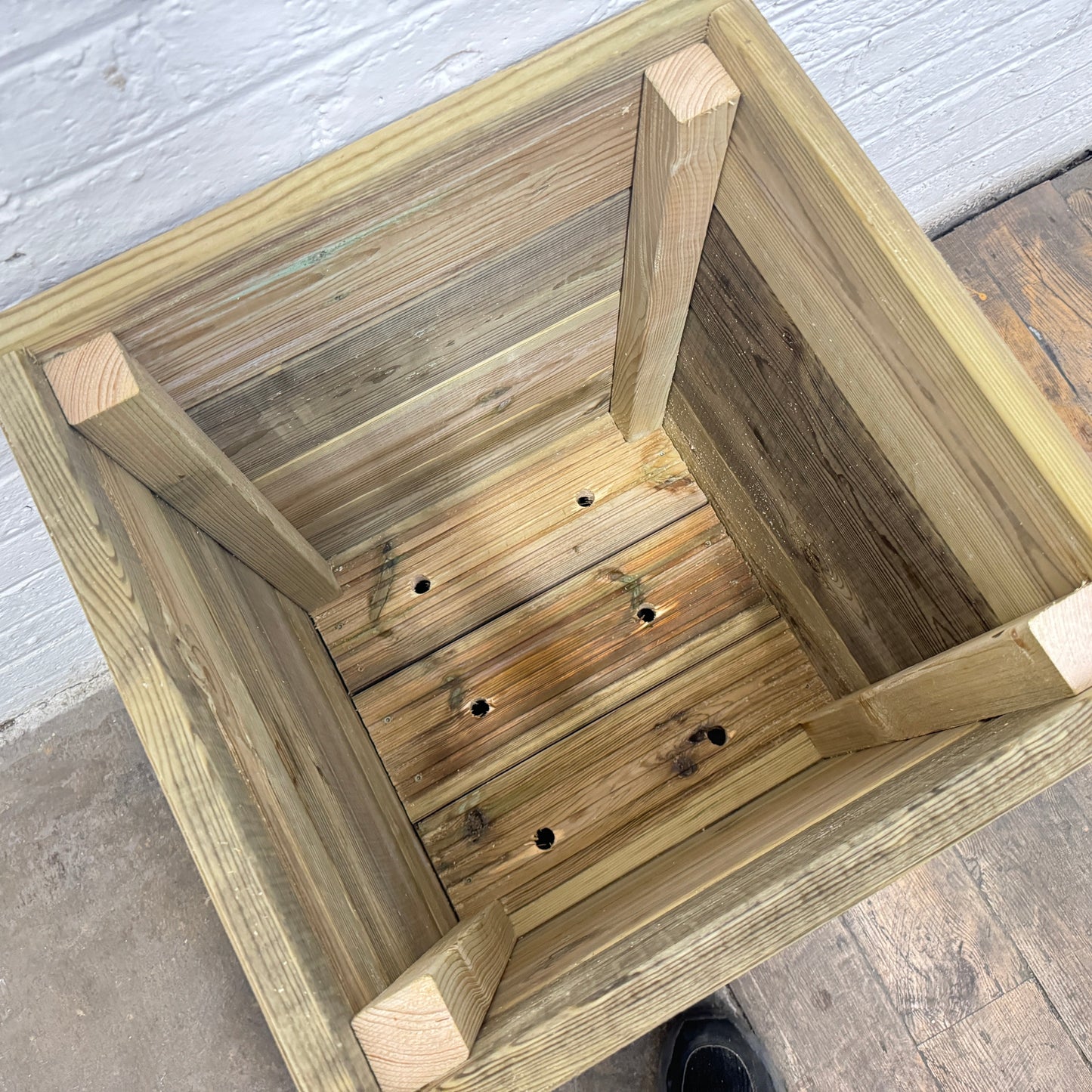 Large Square Tall Planter 50x50x63cm
