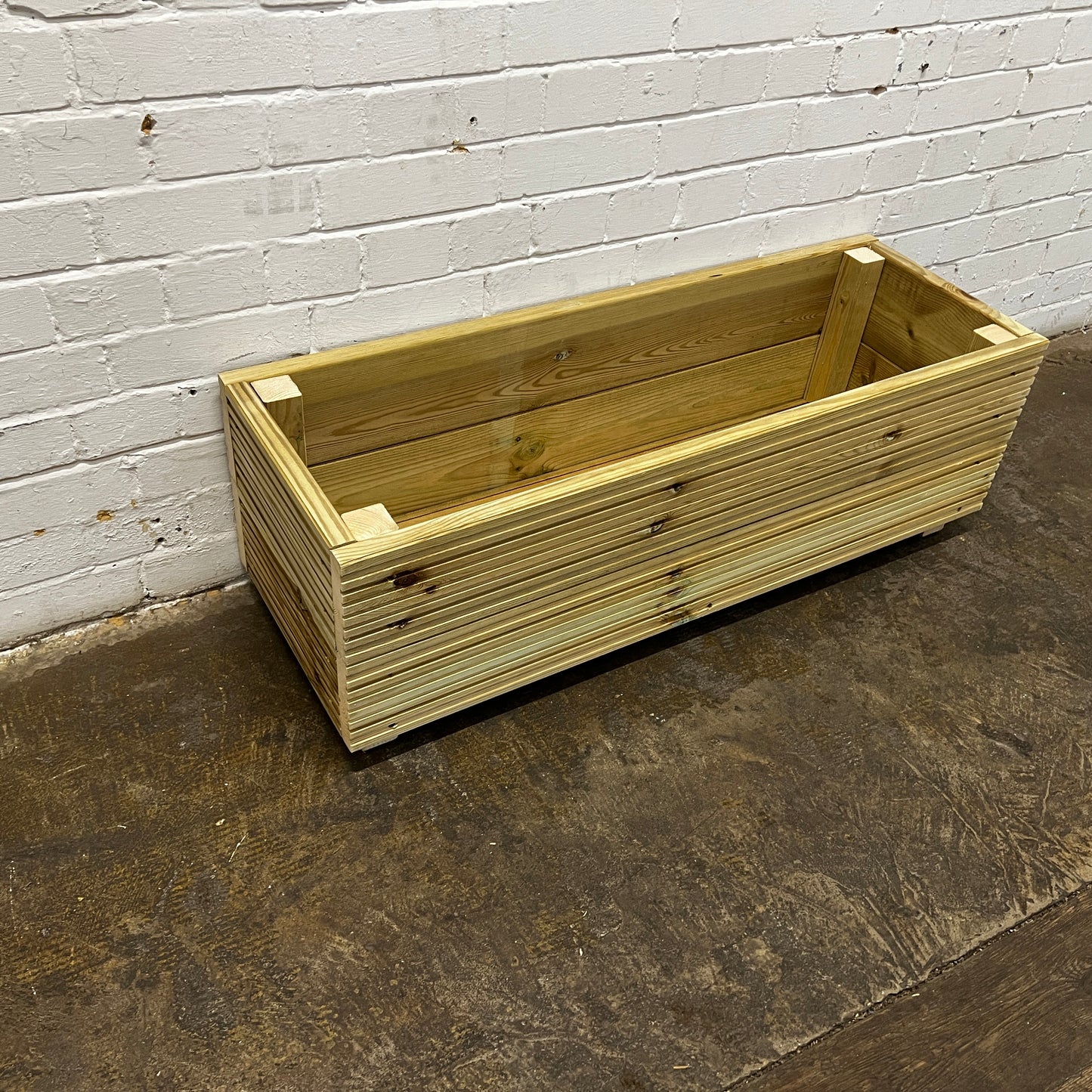 Large 100cm Long Decking Planter 100x35x33cm