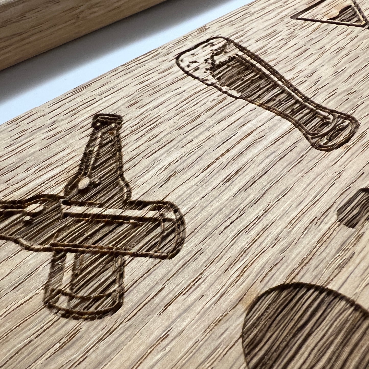 Solid Oak Plaque + Clipart