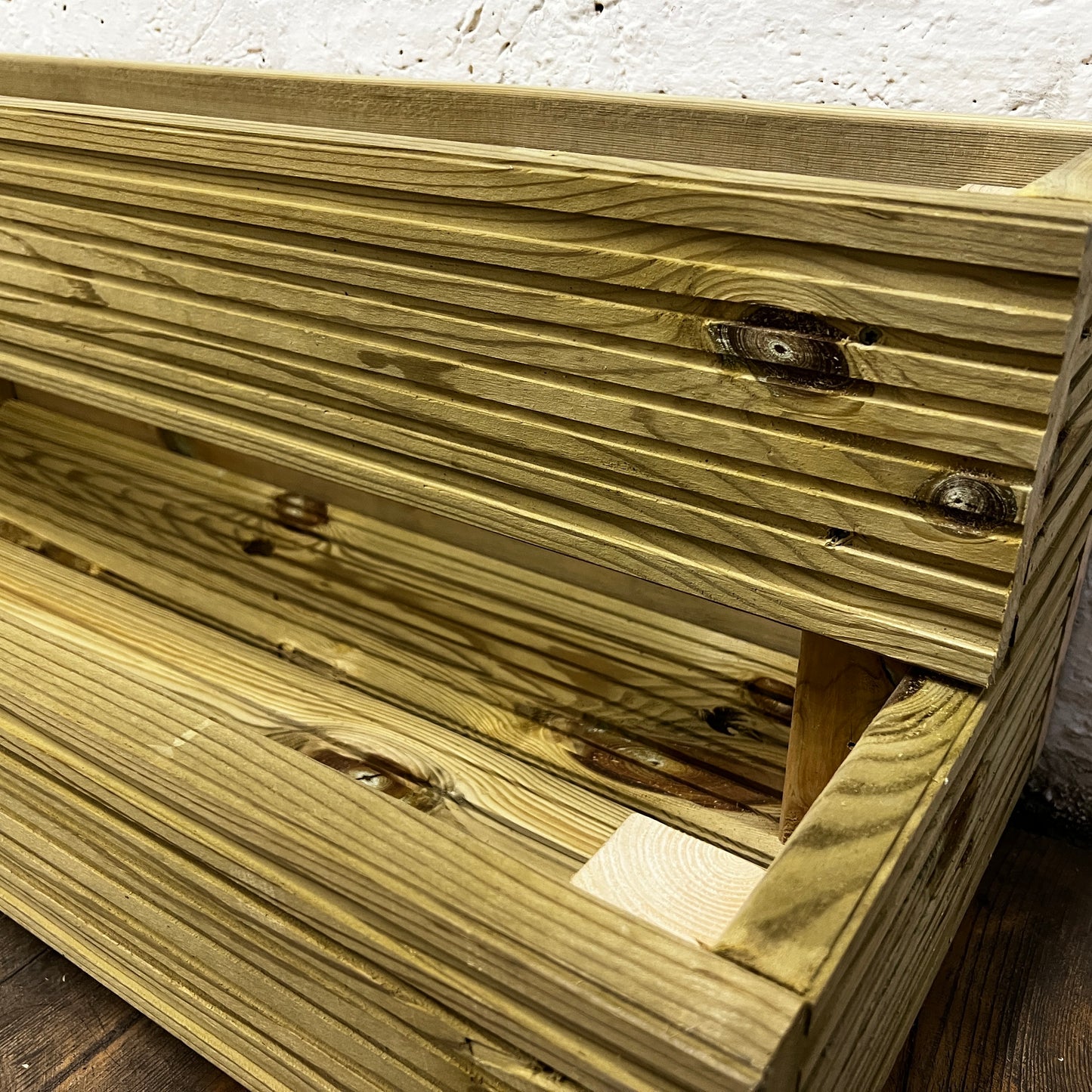 Large Wide Step Tired Decking Planter 88x35x33cm