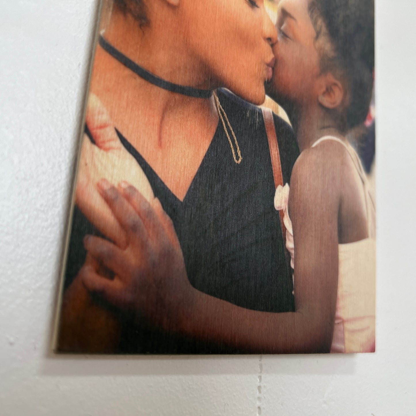 Photo on Wood Portraight/sticky pads