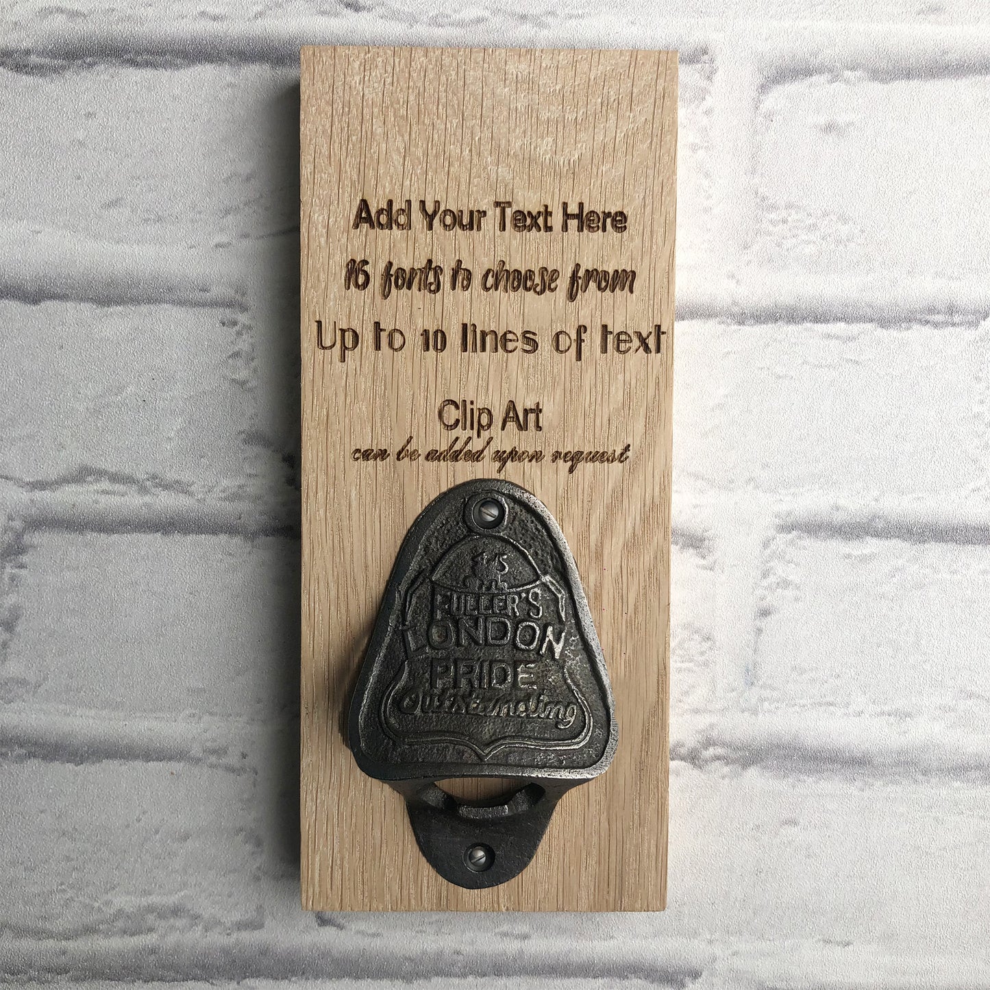 Personalised Cast Iron Bottle Opener