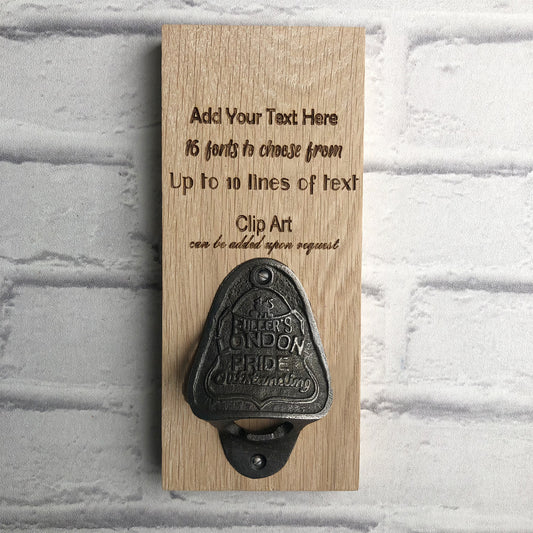 Personalised Cast Iron Bottle Opener