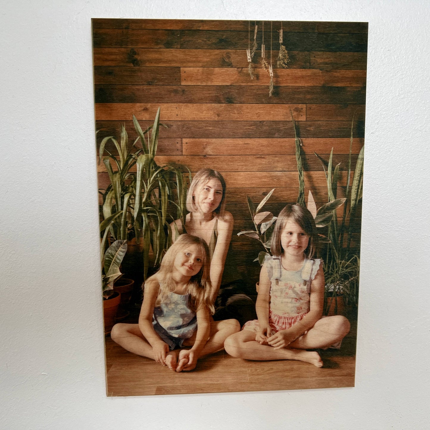 Photo on Wood Portraight/sticky pads