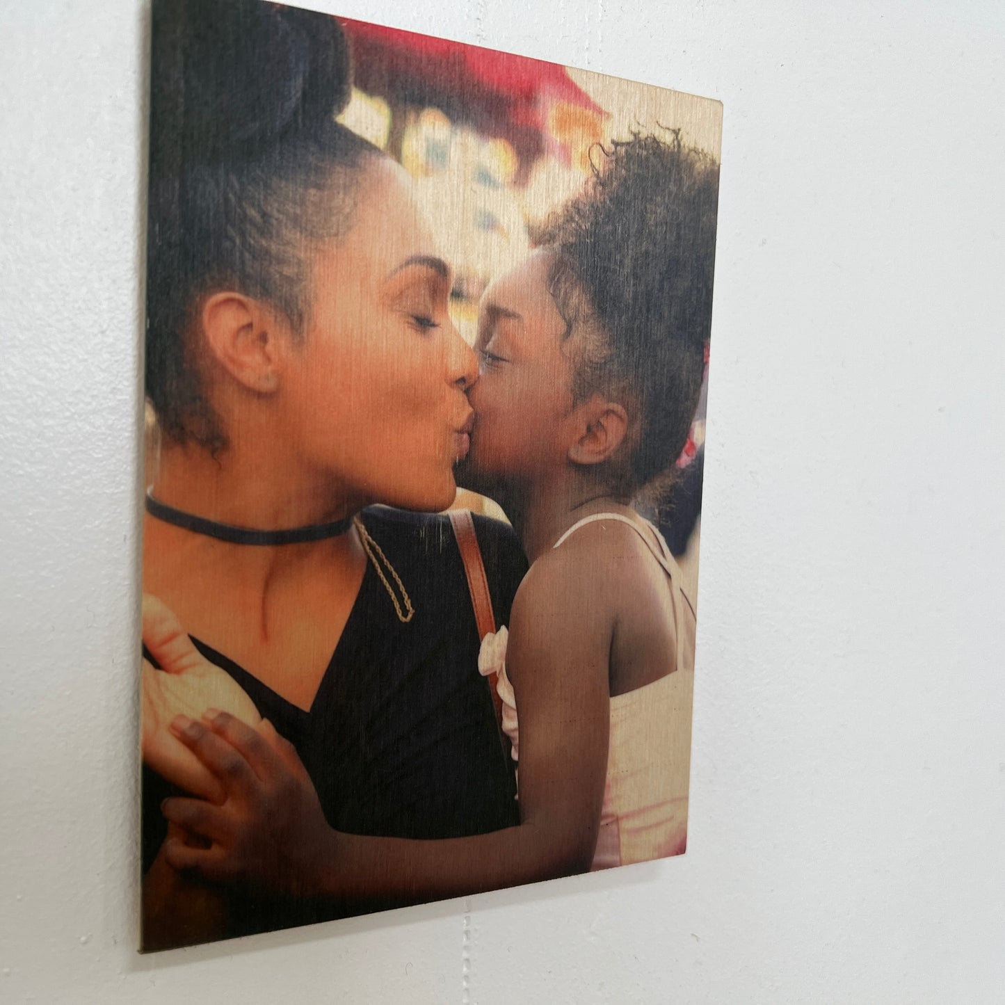 Photo on Wood Portraight/sticky pads