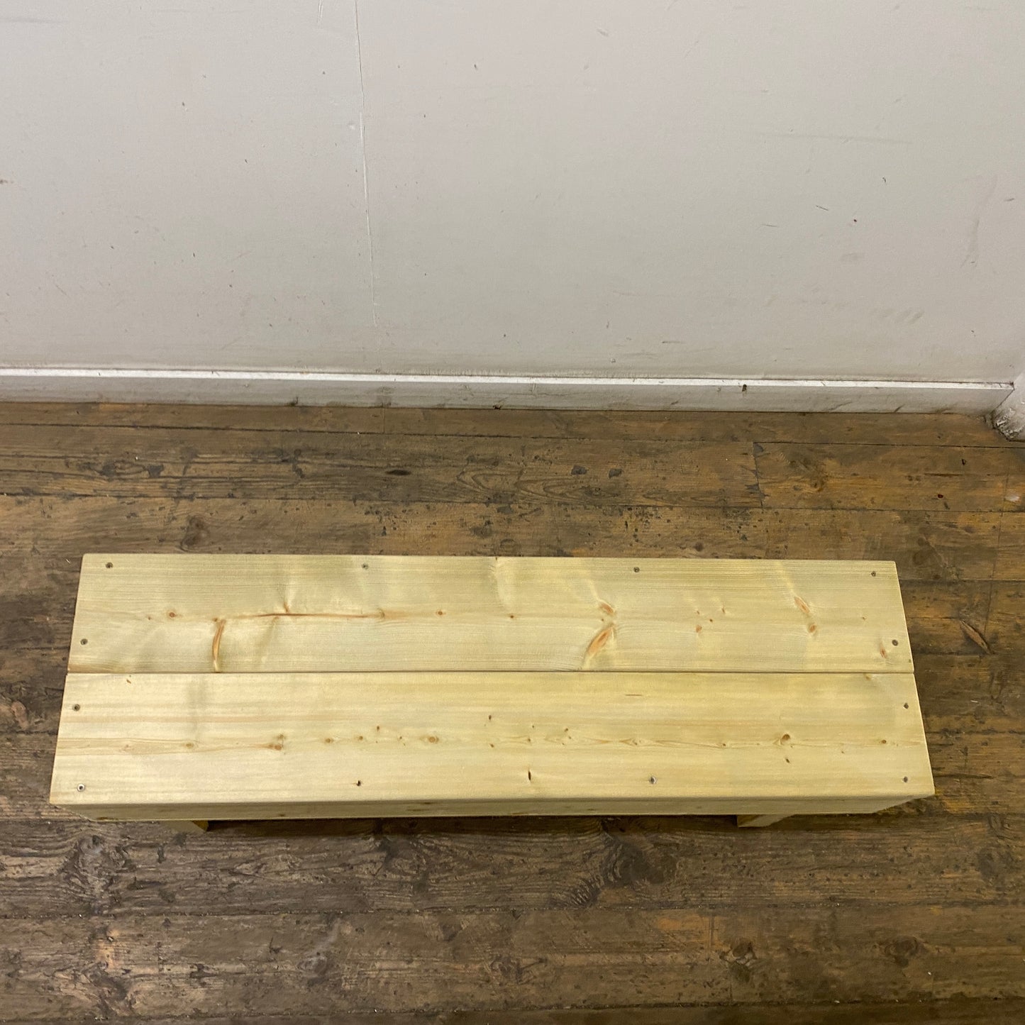 Wooden Decking Bench Smooth Seat