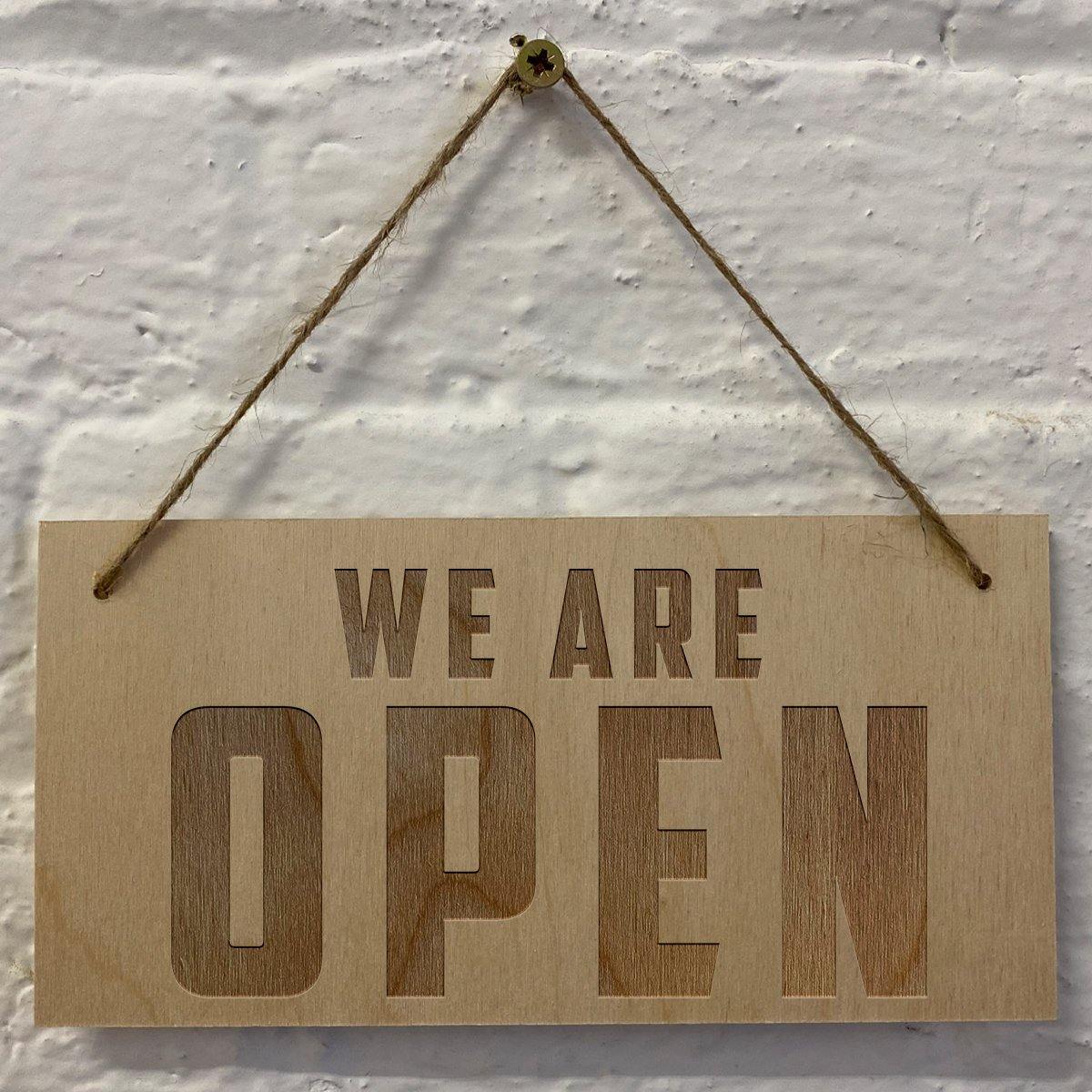 Open / Closed Shop - Cafe Sign