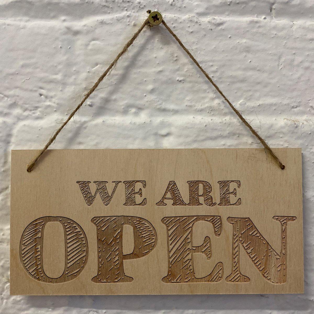 Open / Closed Shop - Cafe Sign