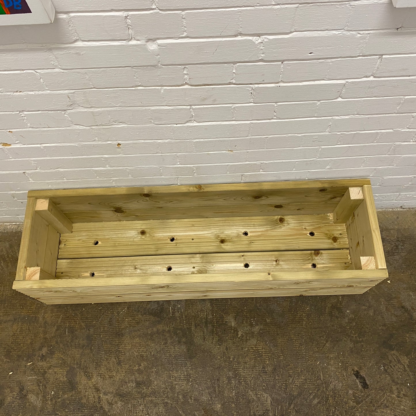 4ft (120cm) Long Decking Planter 120x35x33cm