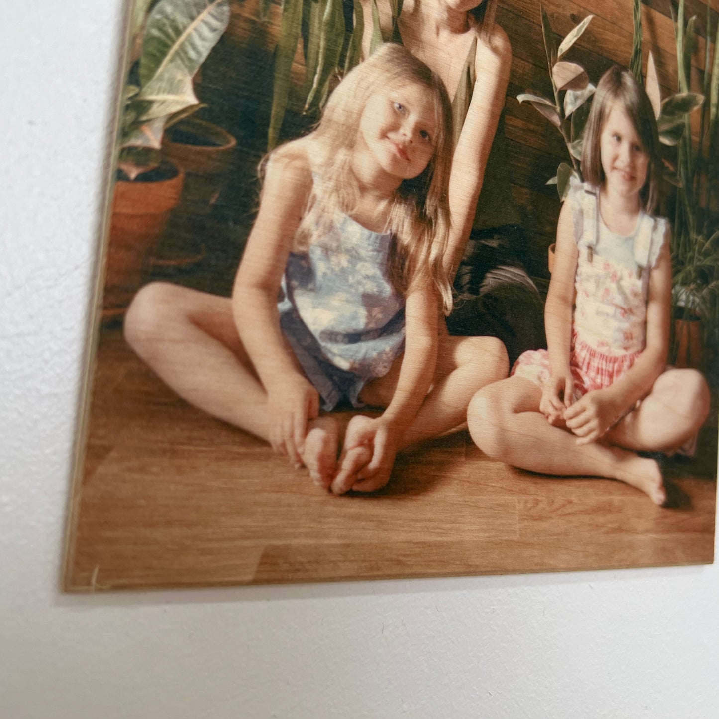 Photo on Wood Portraight/Twine