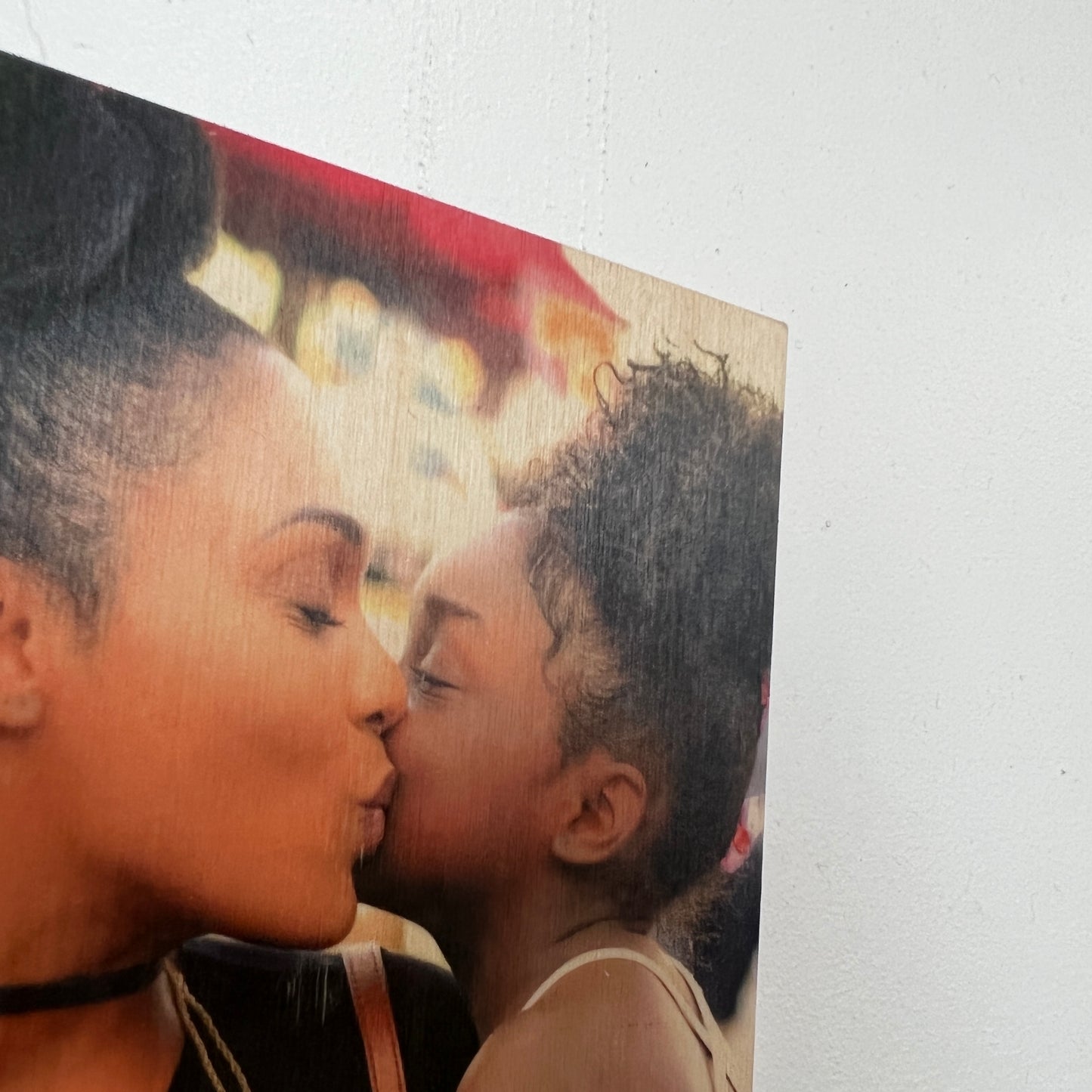 Photo on Wood Portraight/sticky pads