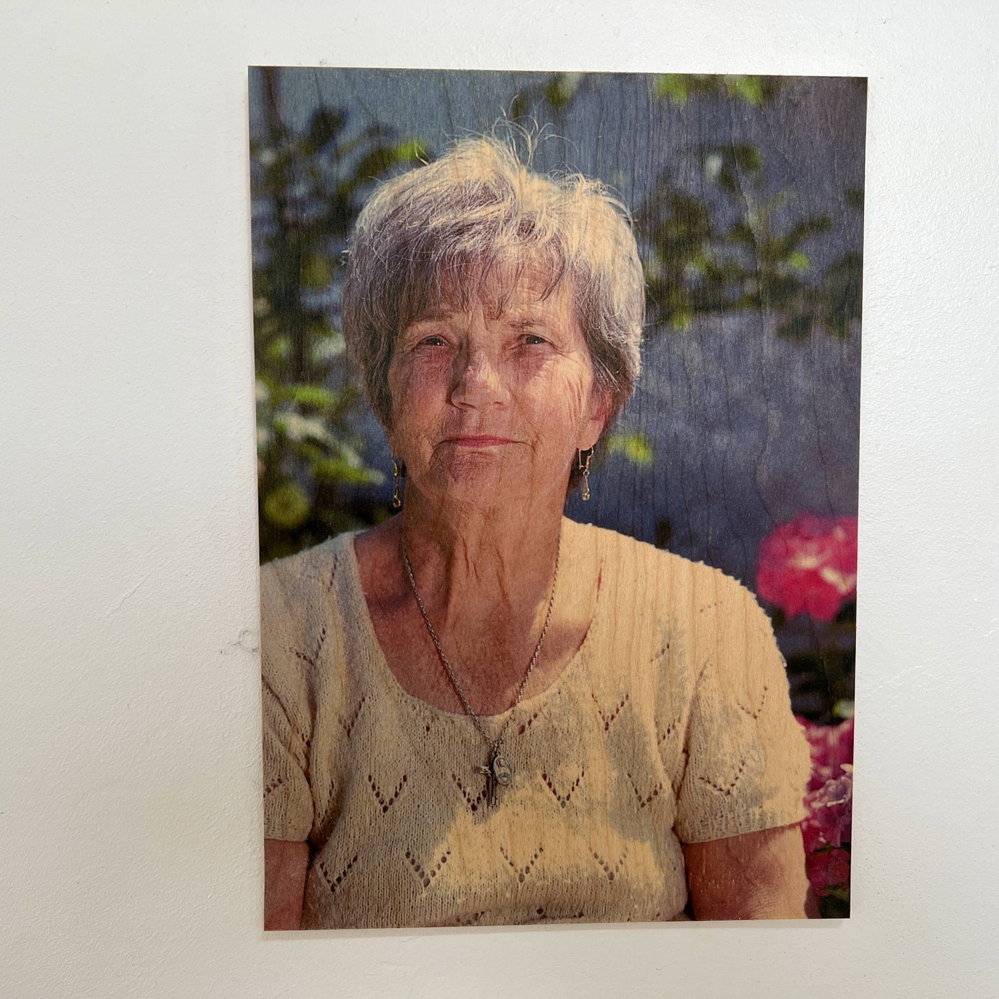 Photo on Wood Portraight/sticky pads