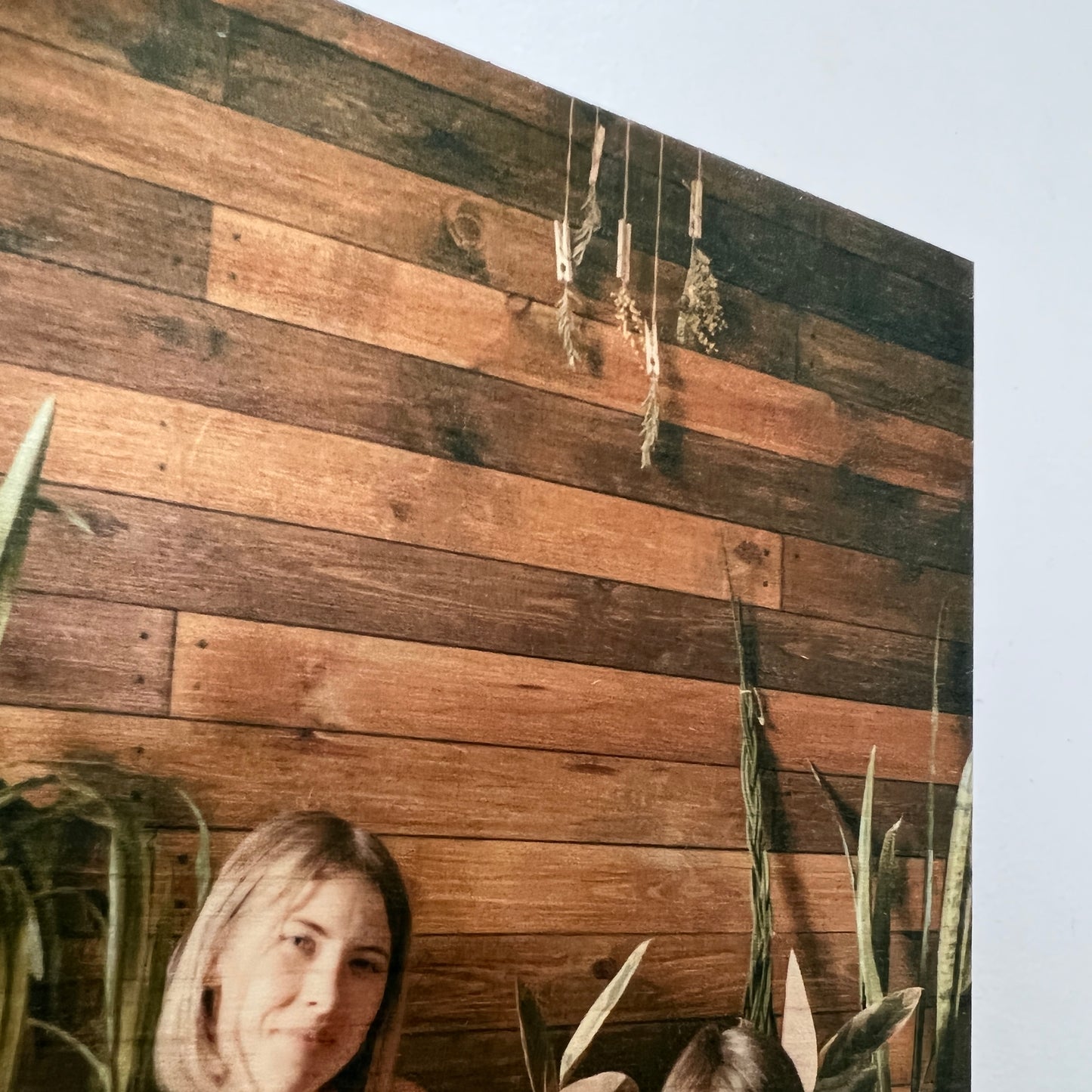 Photo on Wood Portraight/Twine