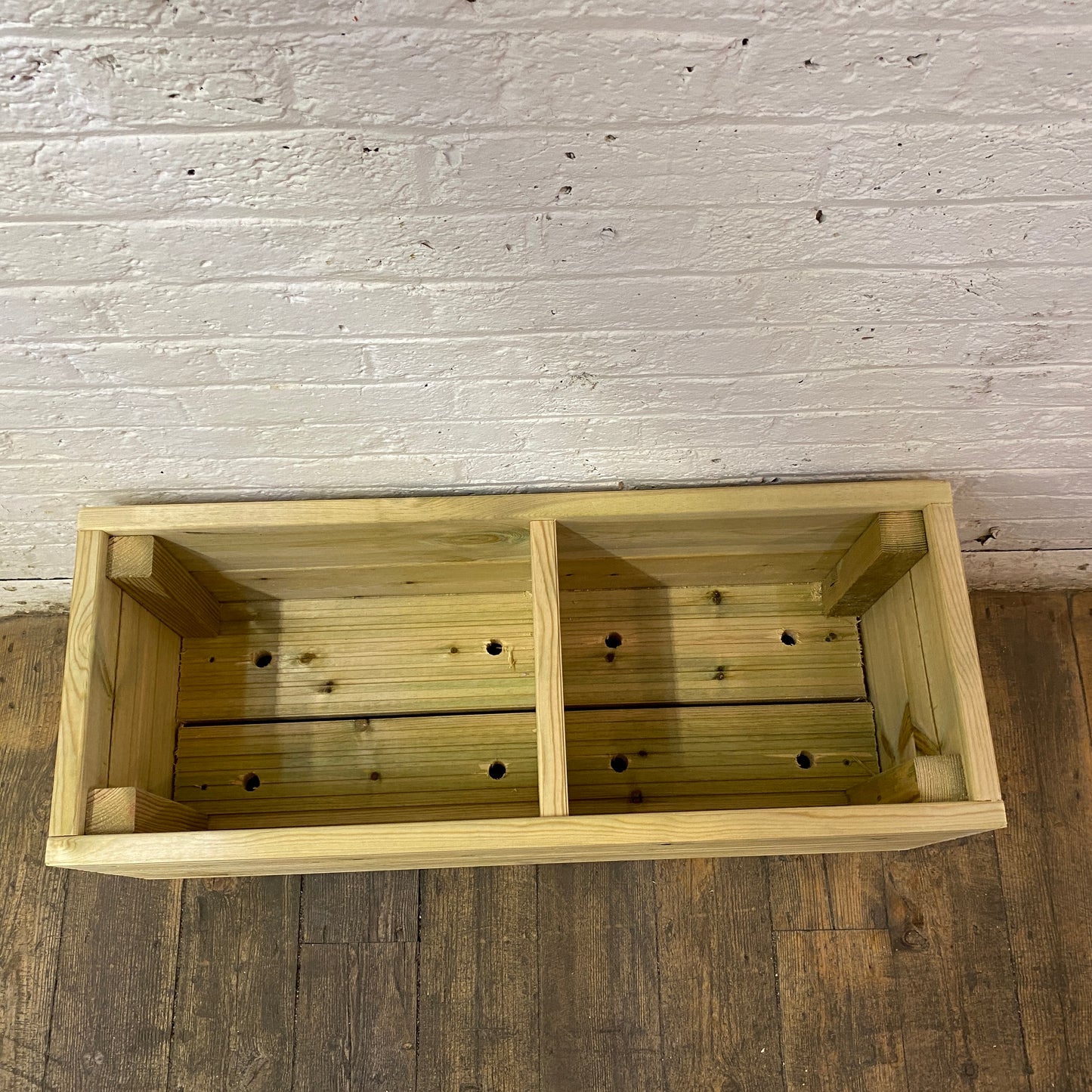 Large Decking patio Planter - with central divide