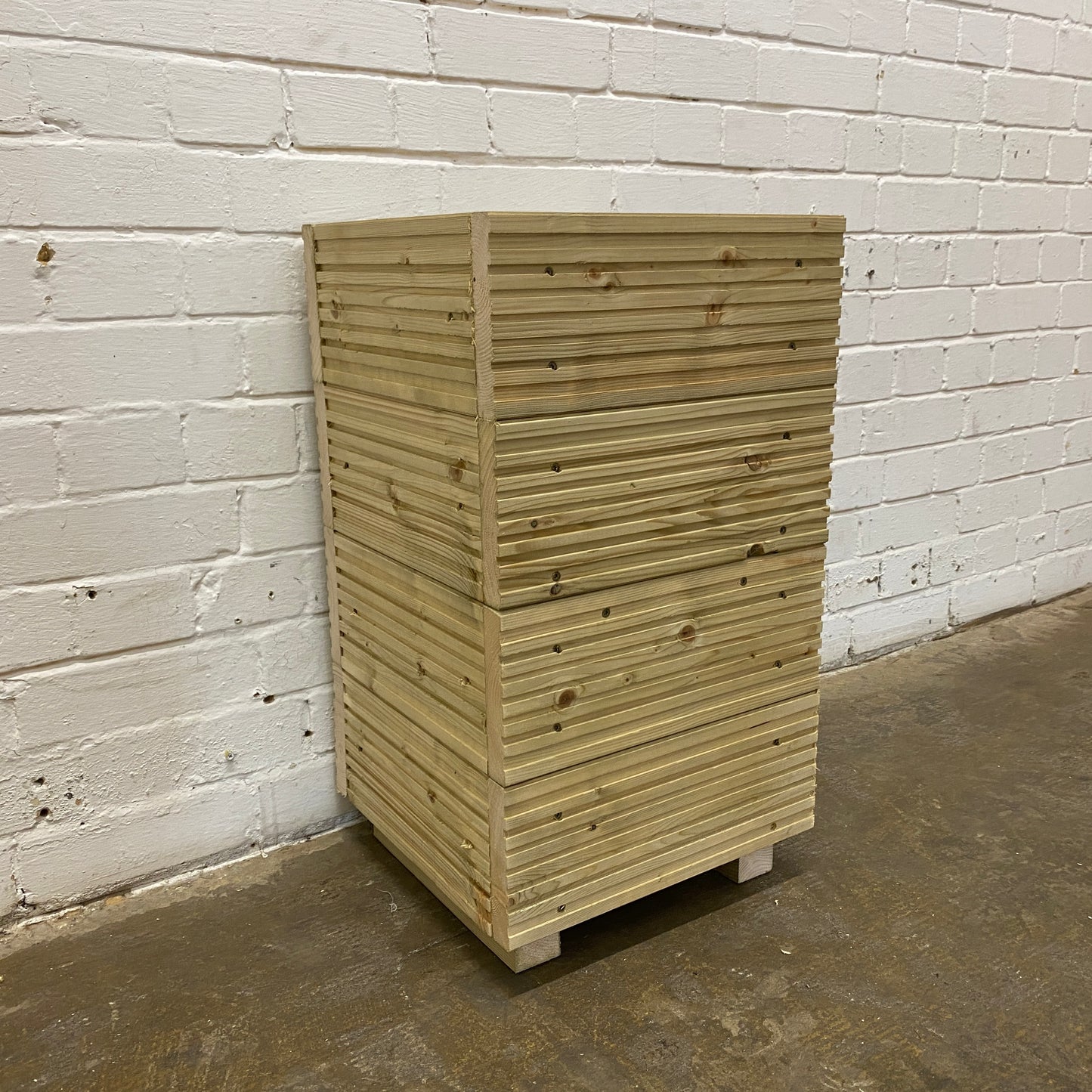 Small 63cm Tall Decking Patio Planter