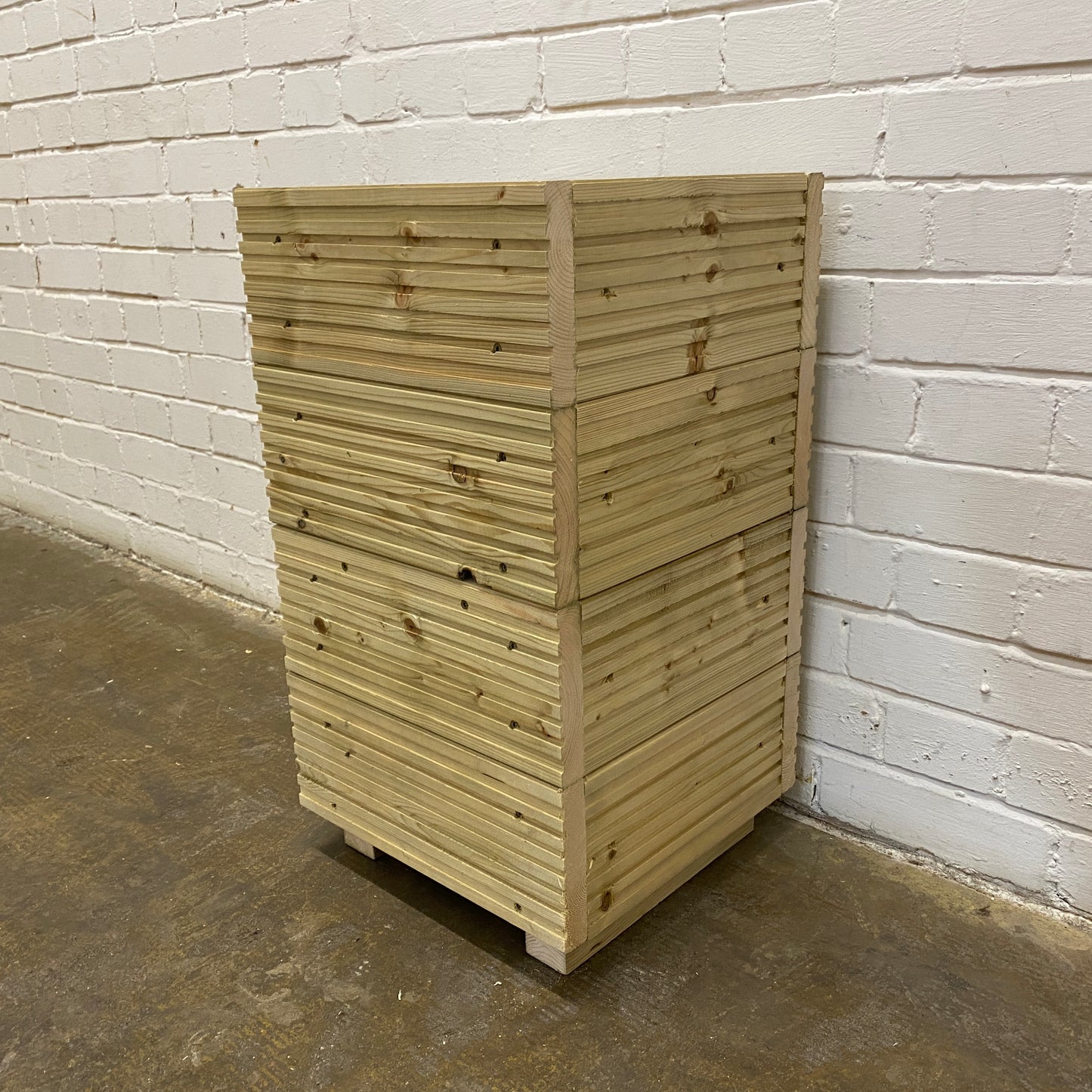 Small 63cm Tall Decking Patio Planter