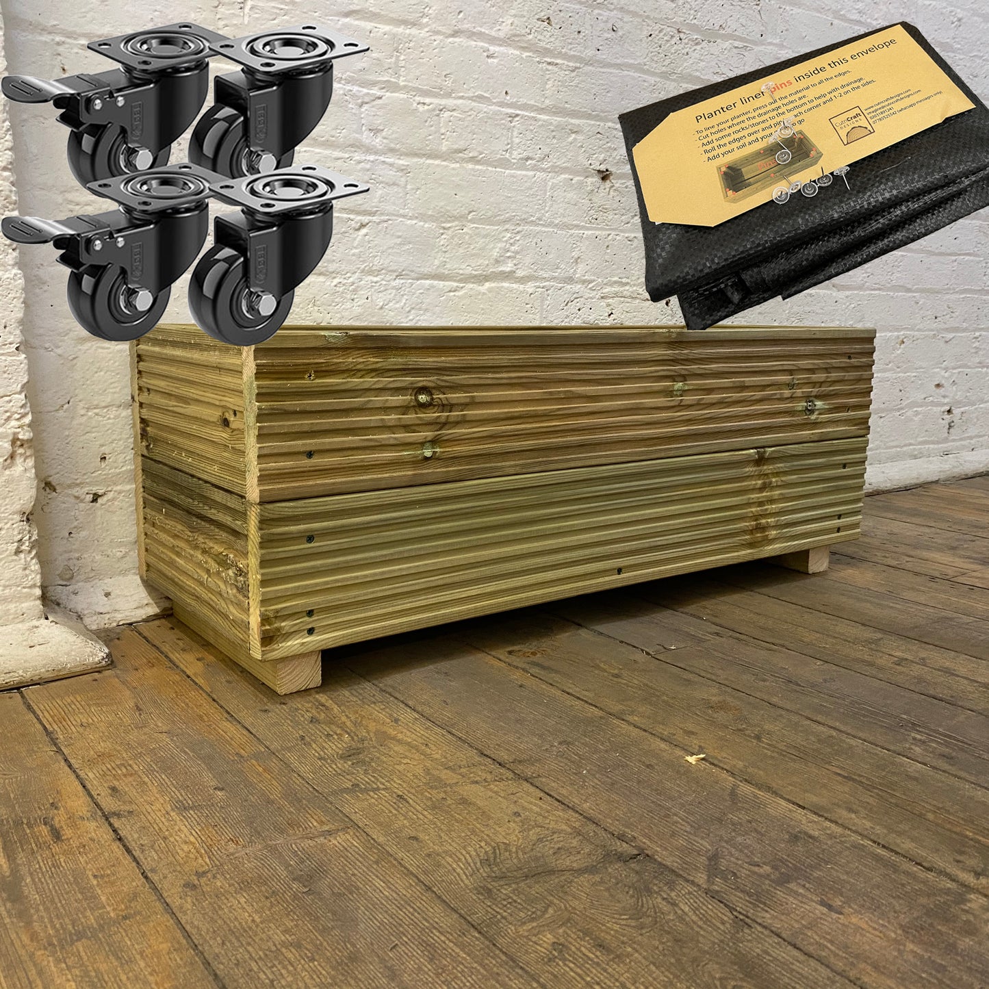 Large Decking Planter 88x35x33cm