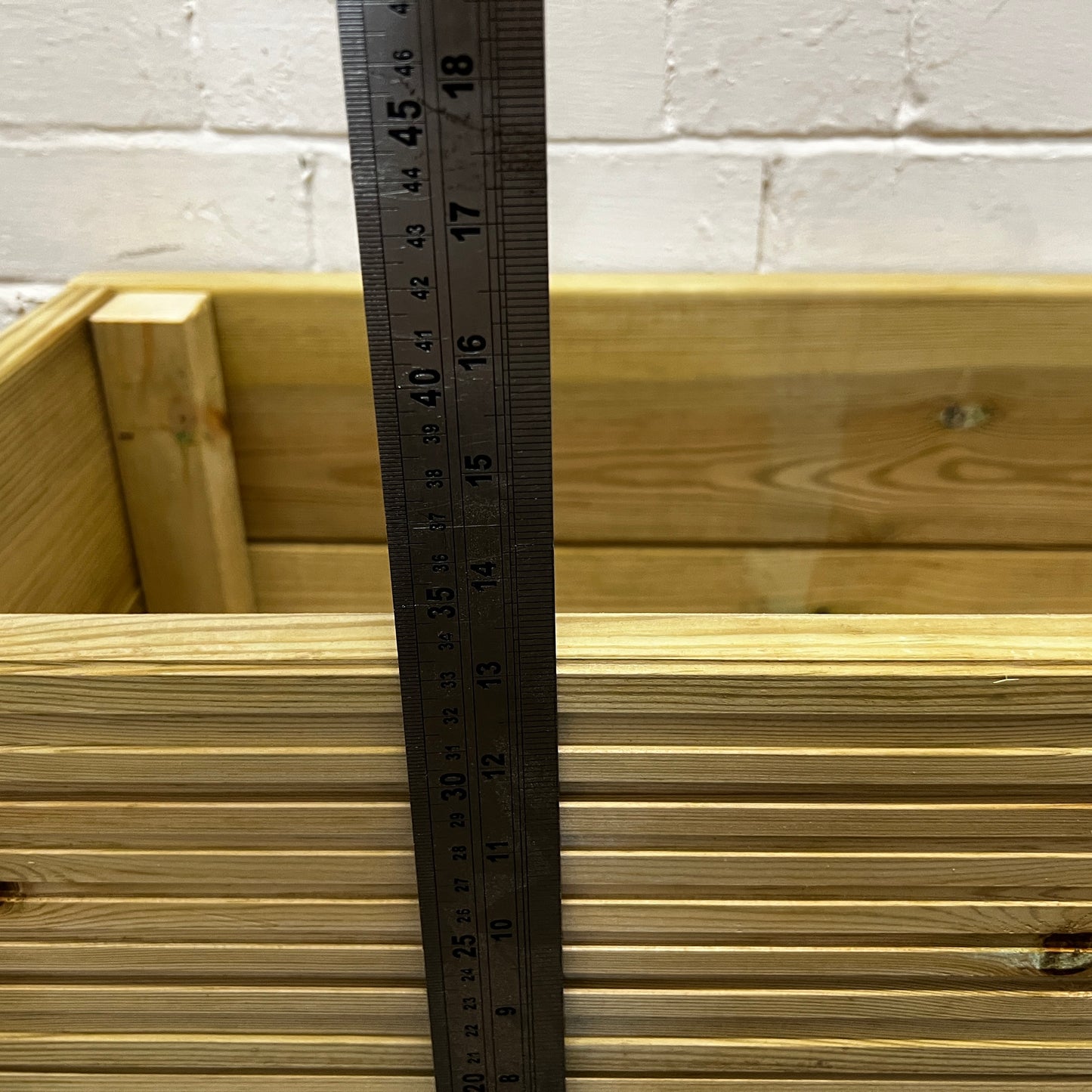 Large 100cm Long Decking Planter 100x35x33cm