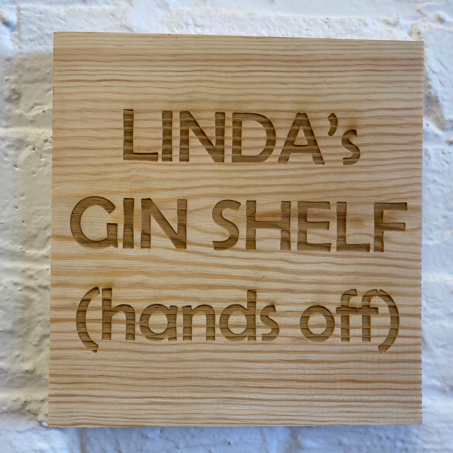 Personalised Engraved Large Wooden Plaque (various sizes)