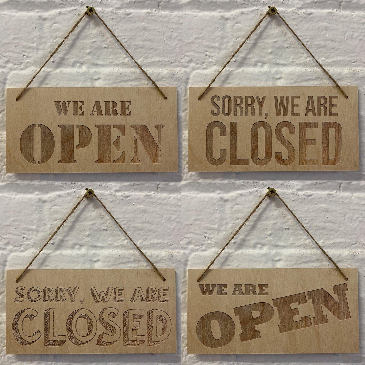 Open / Closed Shop - Cafe Sign