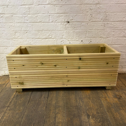 Large Decking patio Planter - with central divide
