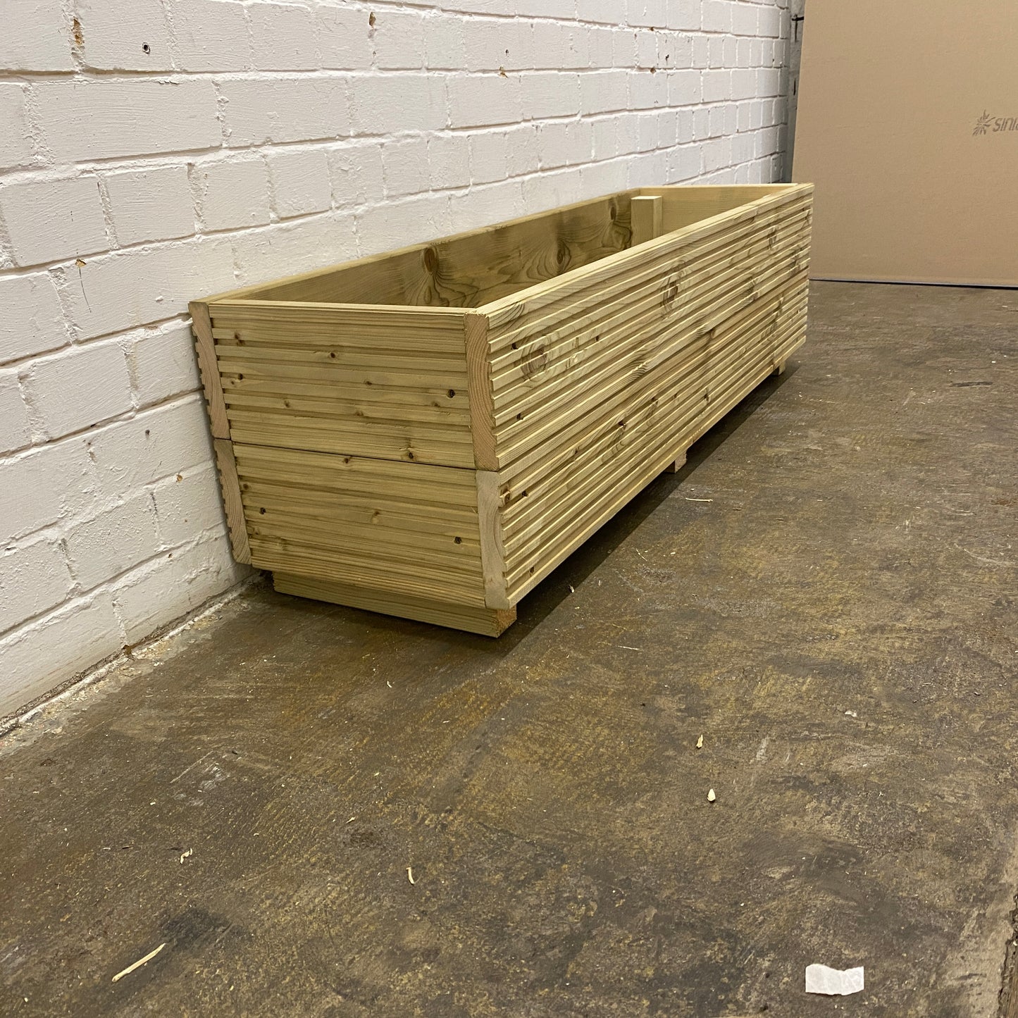 Large120cm Long Decking Planter 120x35x33cm