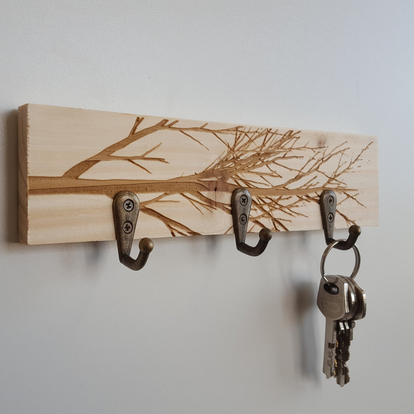 Tree Branch Key Holder